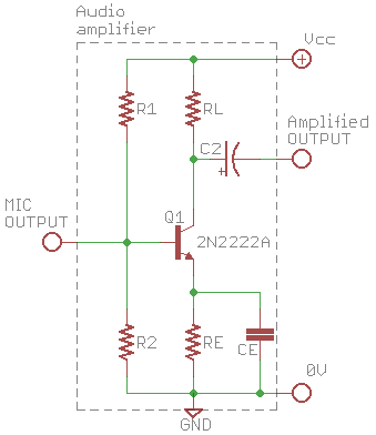 electret-amplifier-schematics